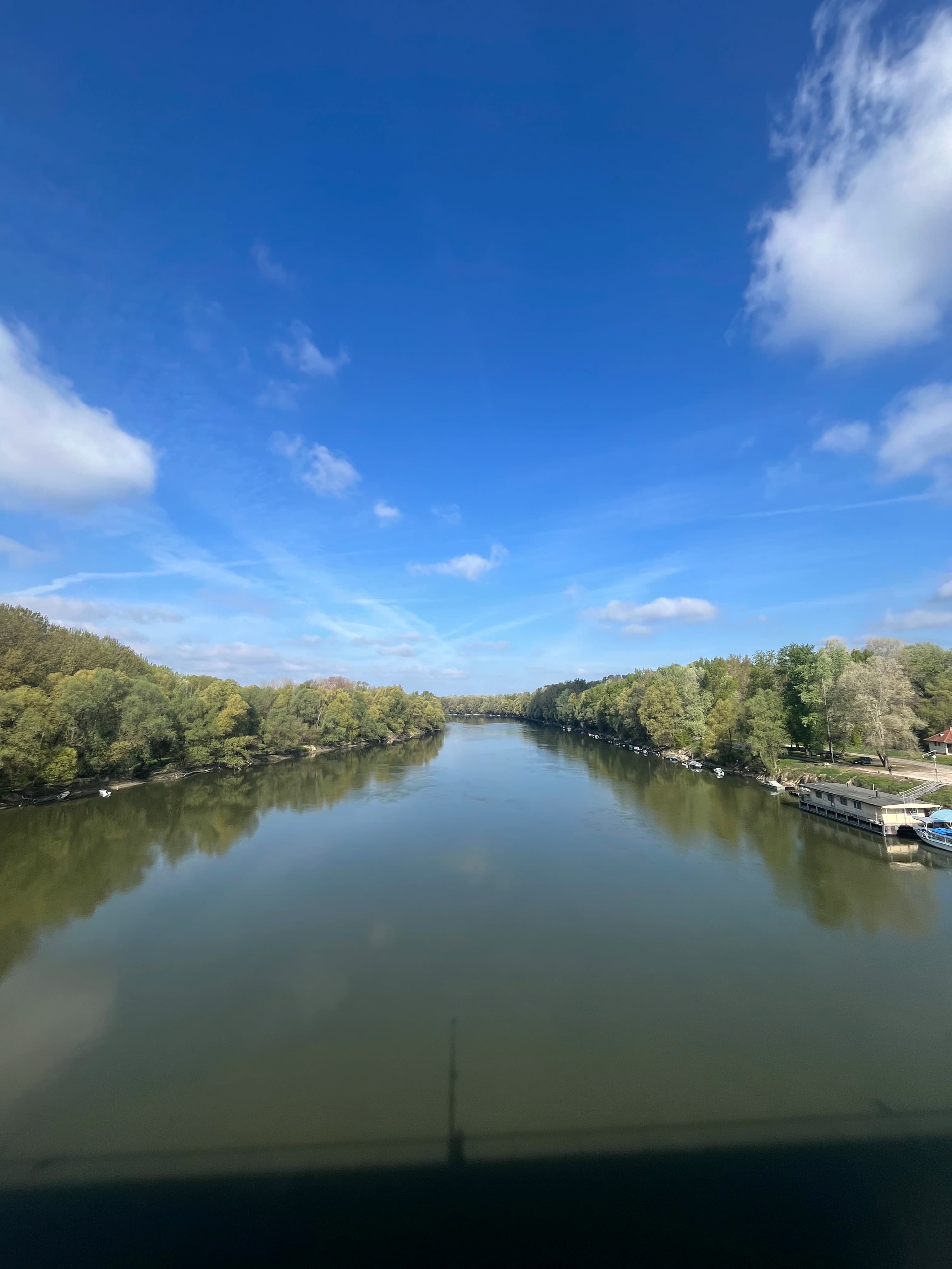 Dráva folyó panoráma